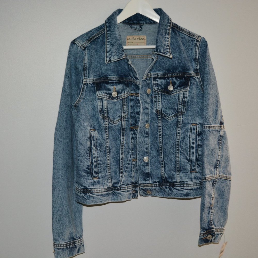 Free People Denim Jacket *NEW WITH TAGS* - Picture 3 of 7